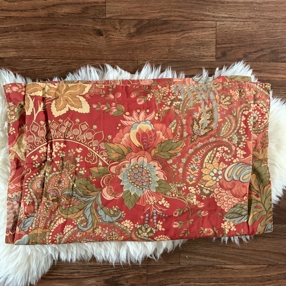 Pottery Barn Caesarean Floral 100% Cotton Set of 2 Sham/ Pillowcase